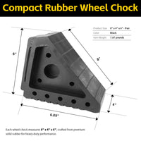 Thumbnail for 2PCS Solid Rubber Wheel Chock
