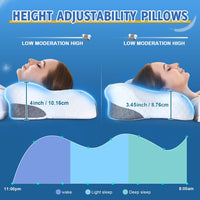 Thumbnail for BA-10-07-C_Cervical Neck Pillows Gray/White