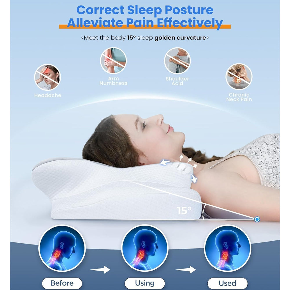 Ergonomic Cervical Neck Pillow