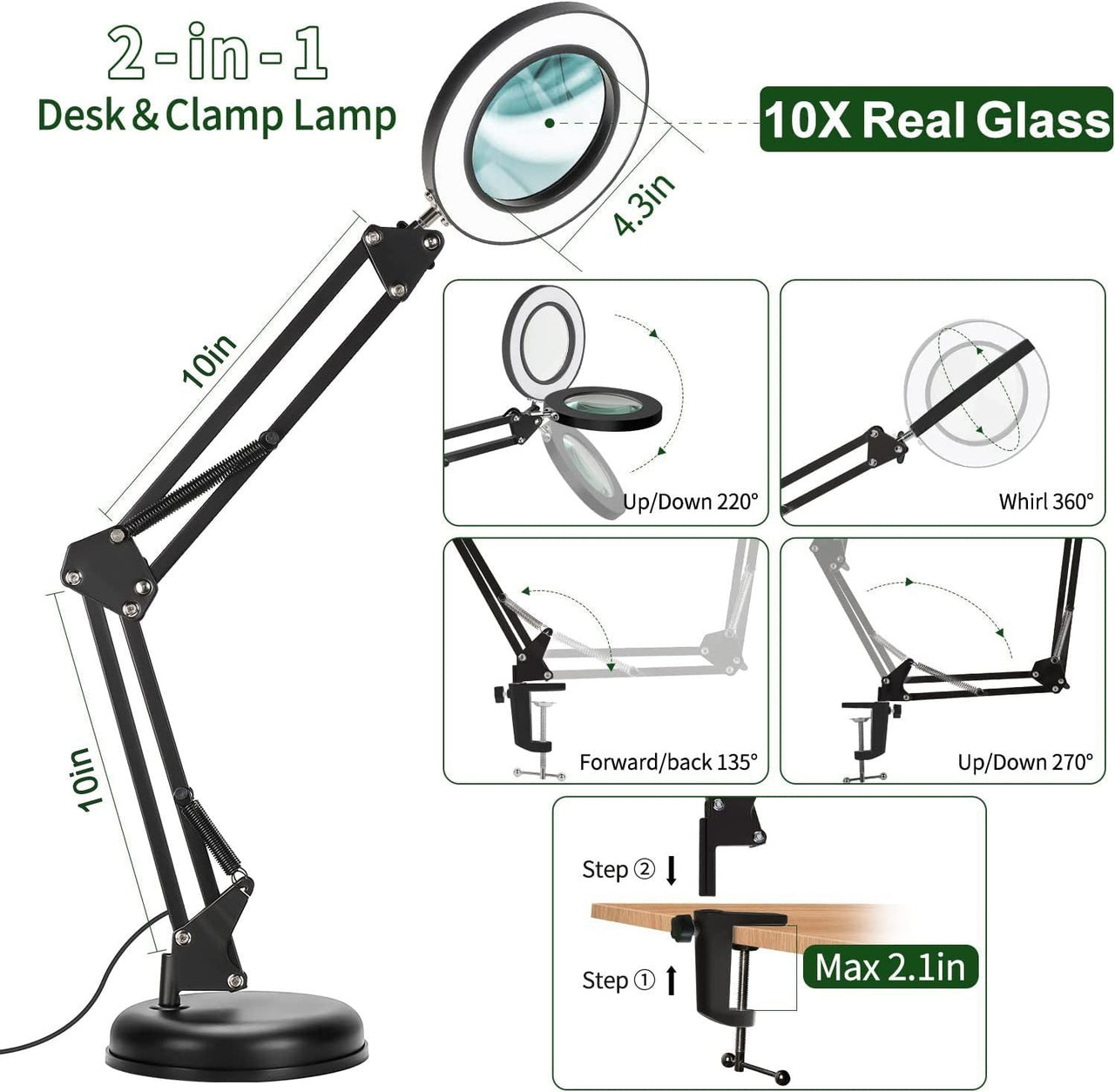 Magnifying Desk Lamp