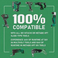 Thumbnail for HiKOKI MultiVolt Battery