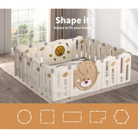 Thumbnail for Baby Playpen 16 Panel Safety Gate