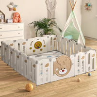 Thumbnail for Baby Playpen 16 Panel Safety Gate