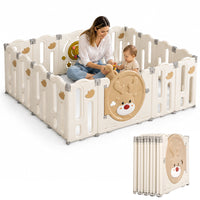 Thumbnail for Baby Playpen 16 Panel Safety Gate