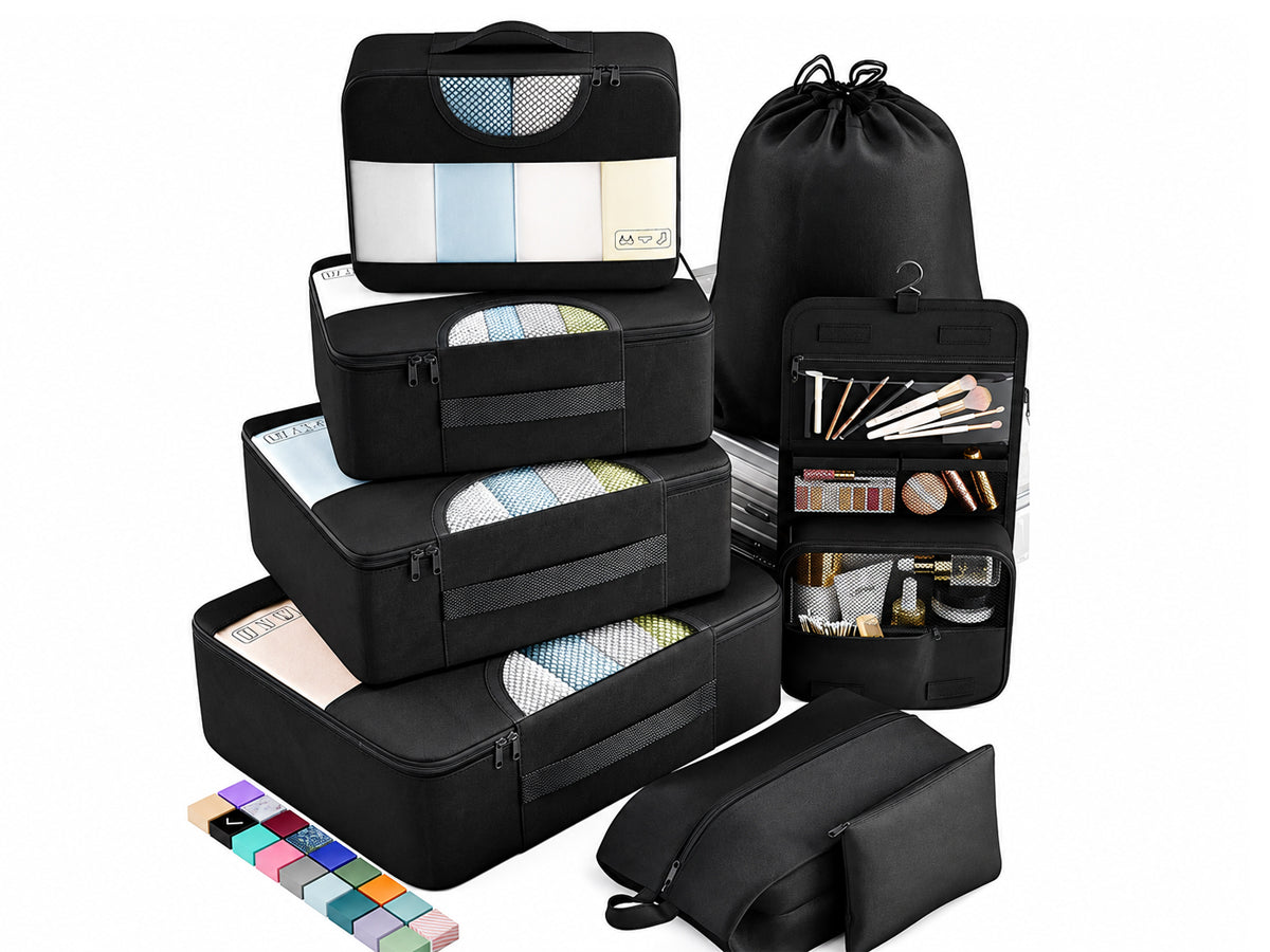 8Pcs Travel Luggage Packing Cubes