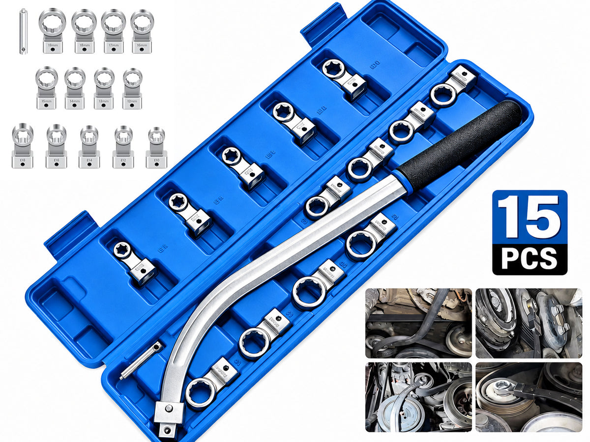 Serpentine Belt Tool Set 15Pcs