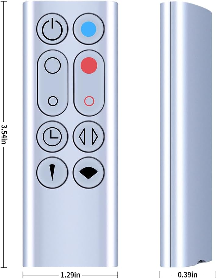 DA-02-03-B_Dyson Replacement Remote Control Silver