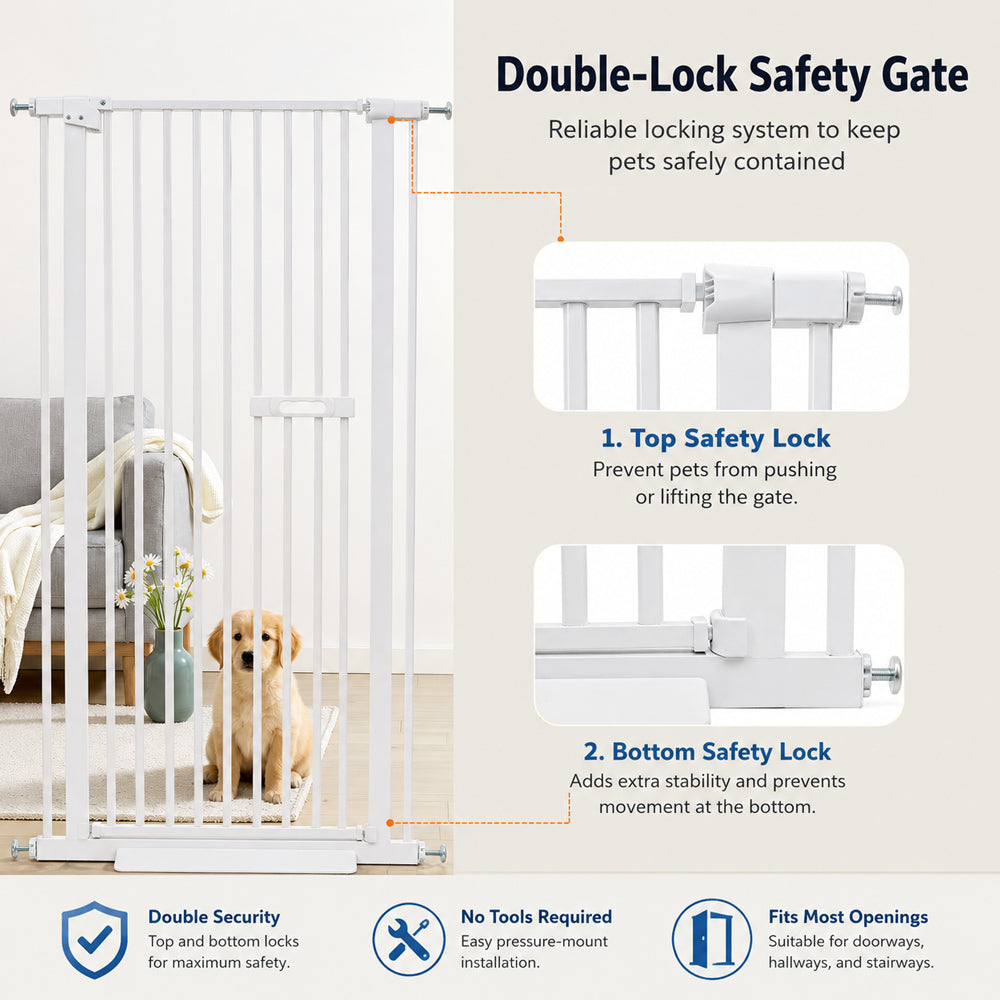 Pet Safety Gate - Retractable Safety Gate 150cm