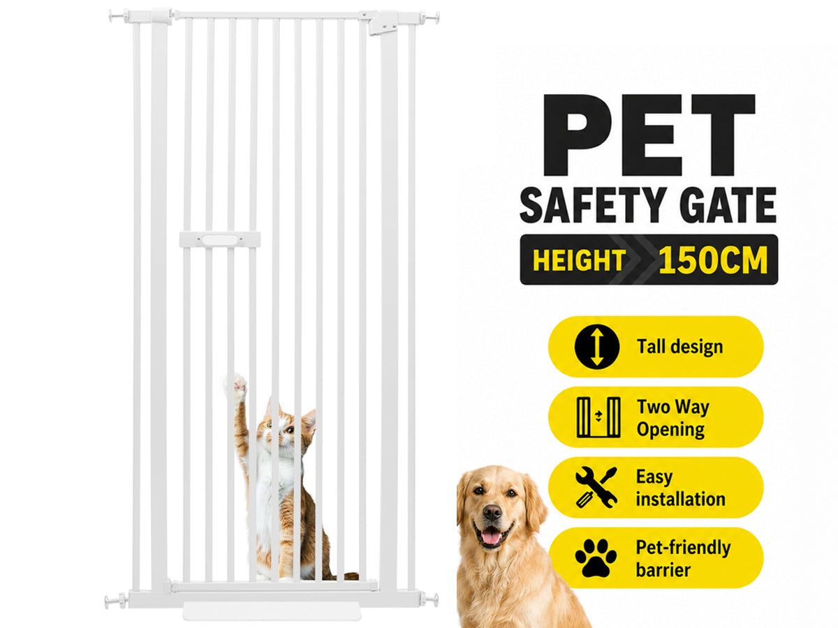 Pet Safety Gate - Retractable Safety Gate 150cm