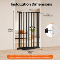 Thumbnail for Pet Safety Gate - Retractable Safety Gate 150cm