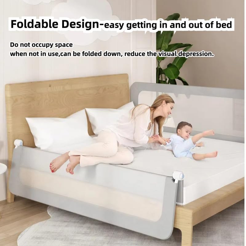Foldable Bed Rail for Toddlers 200cm