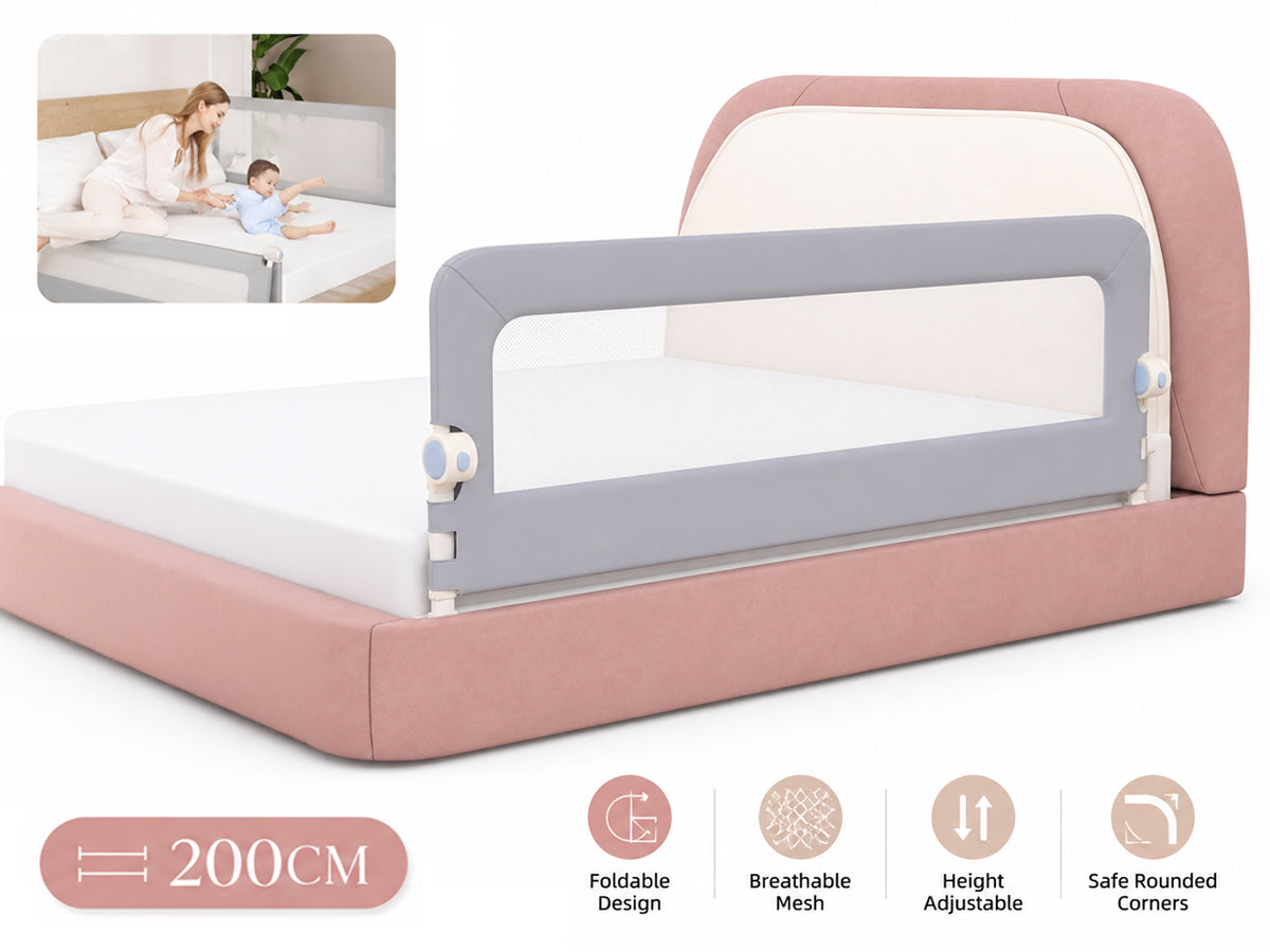 Foldable Bed Rail for Toddlers 200cm
