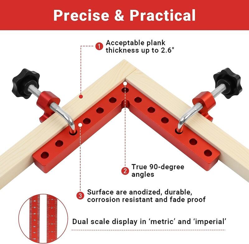 90 Degree Positioning Squares Right Angle Clamps