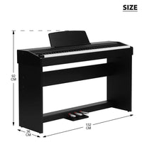 Thumbnail for Weighted Hammer Action Keyboard Piano with 3 Pedals