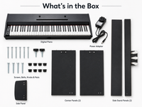 Thumbnail for Weighted Hammer Action Keyboard Piano with 3 Pedals