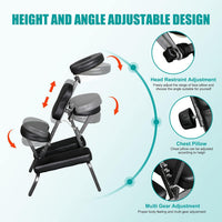Thumbnail for Portable Foldable Tattoo Therapy Massage Chair