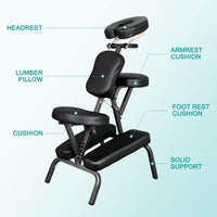 Thumbnail for Portable Foldable Tattoo Therapy Massage Chair