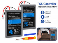 Thumbnail for PS5 Controller Battery 2-Pack 2650mAh