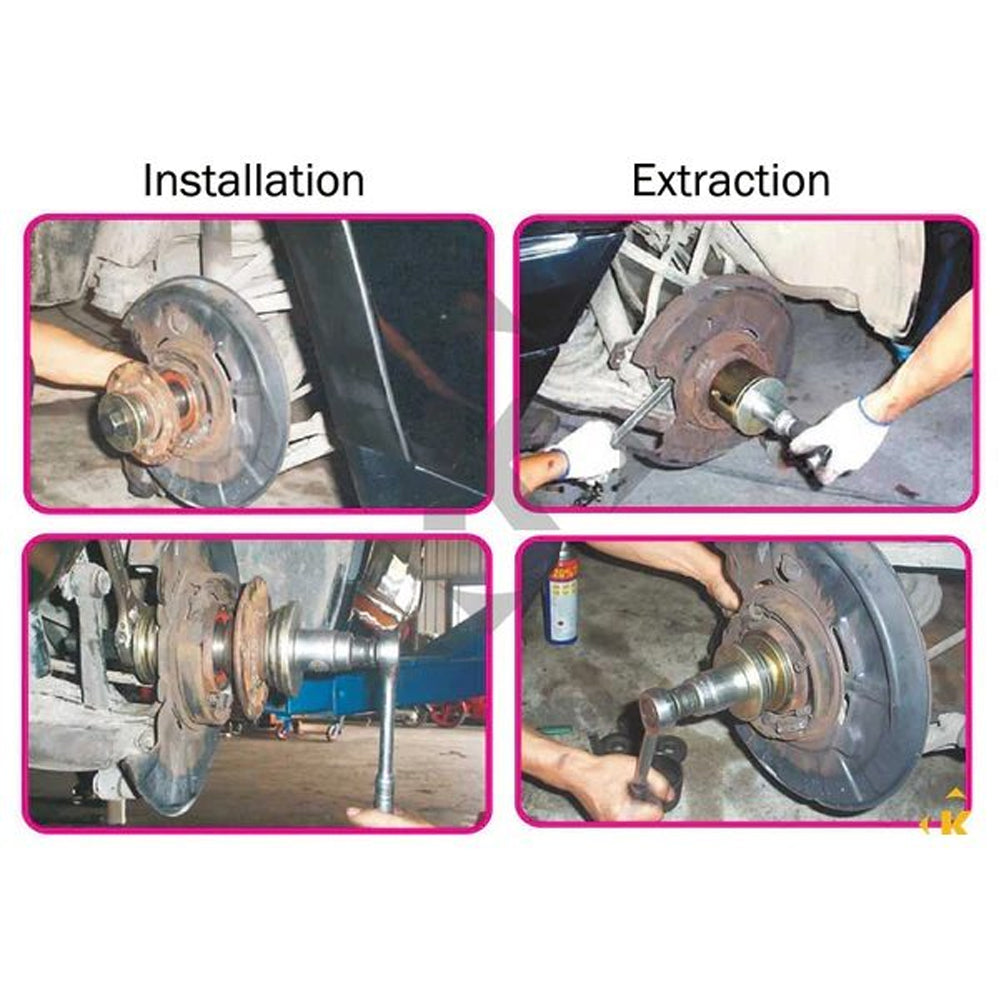 31-Piece Wheel Bearing Removal Kit Front & Rear Hub