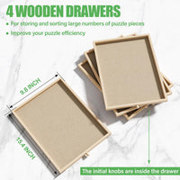 Thumbnail for Jigsaw Puzzle Table Height Adjustable