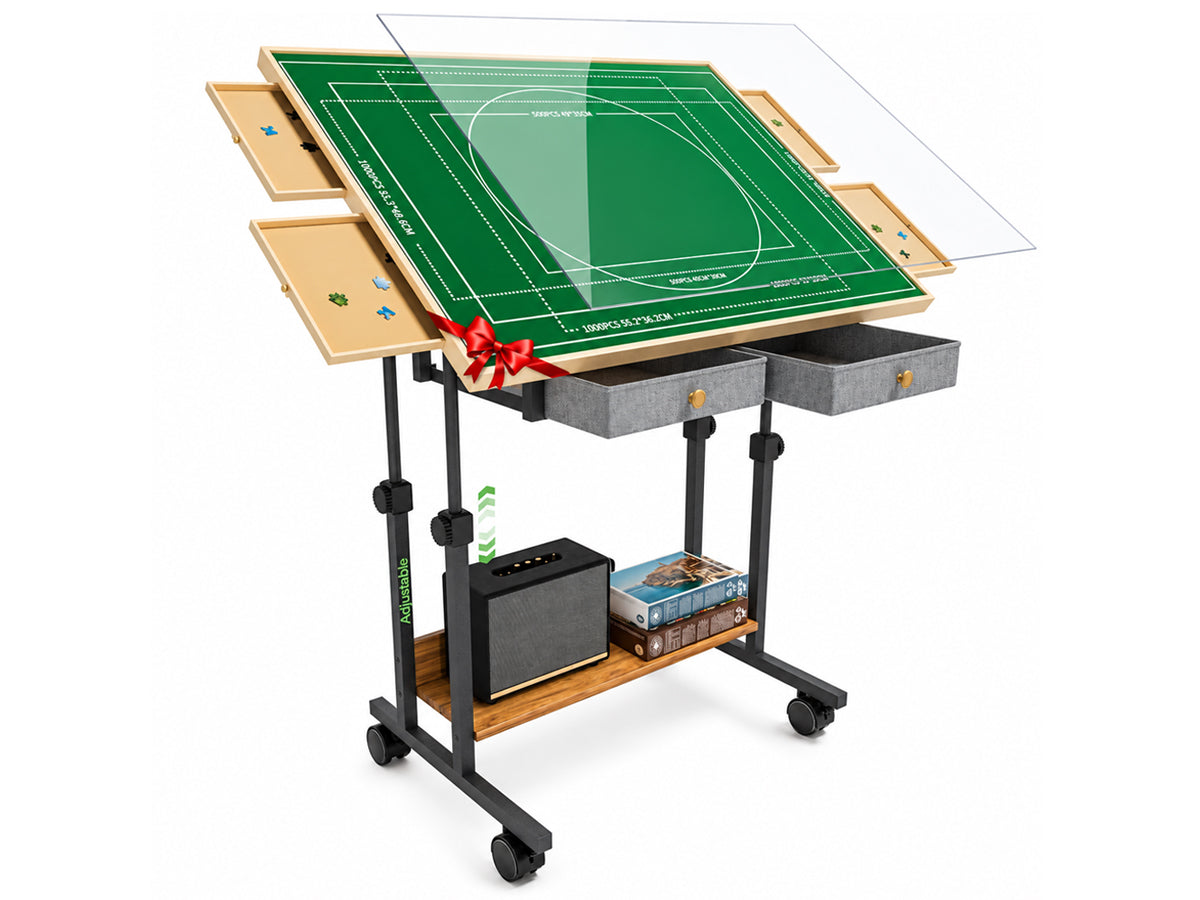 Jigsaw Puzzle Table Height Adjustable