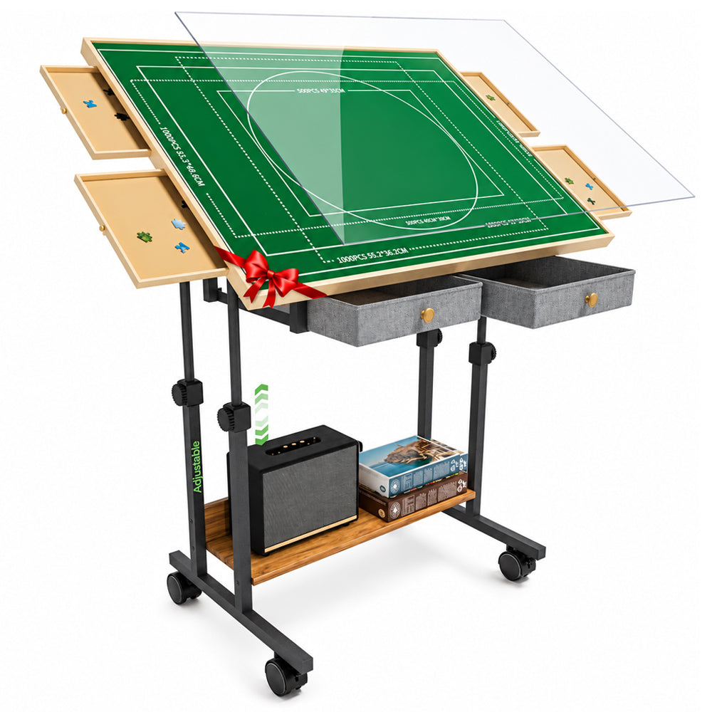 Jigsaw Puzzle Table Height Adjustable