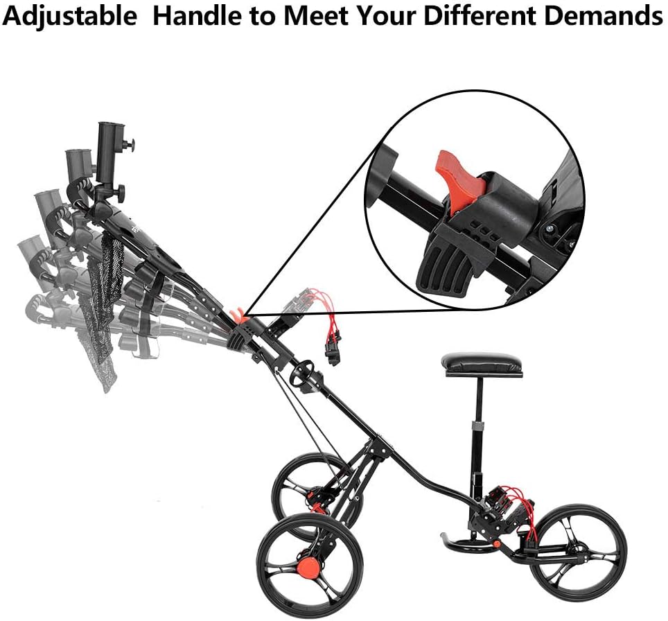 Golf Club Cart Trolley Golf Trundler