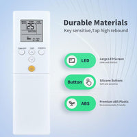 Thumbnail for Fujitsu Air Conditioner Heat Pump Replacement Remote Control