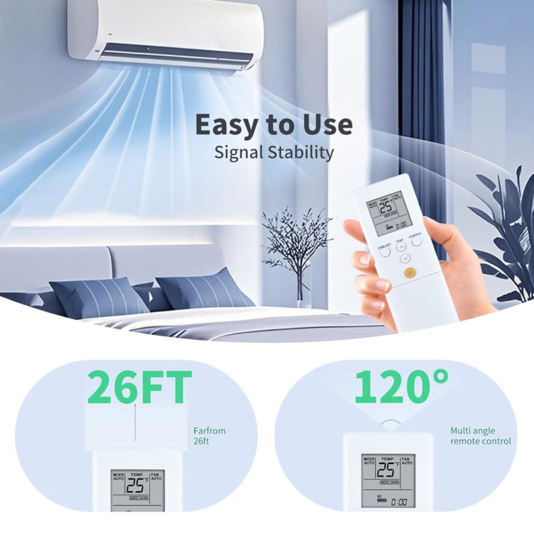 Fujitsu Air Conditioner Heat Pump Replacement Remote Control