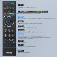 Thumbnail for Sony TV Remote Universal Replacement Remote for Sony Bravia TVs
