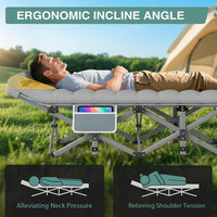 Thumbnail for Foldable Camping Bed with Mattress