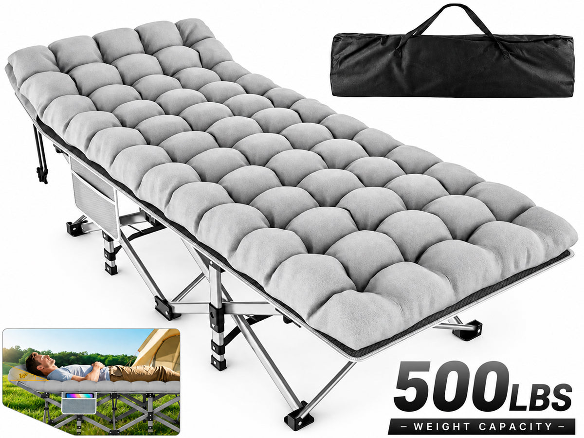 Foldable Camping Bed with Mattress