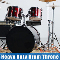 Thumbnail for Drum Stool Saddle Throne Double Braced Tripod Base
