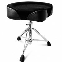 Thumbnail for Drum Stool Saddle Throne Double Braced Tripod Base
