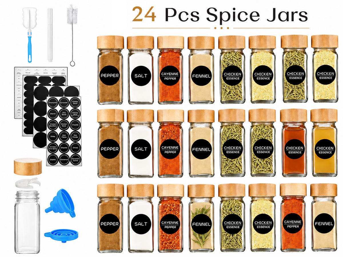Spice Jar Set 24 Pcs