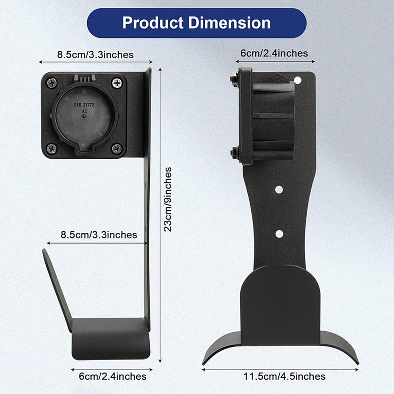 EV Charger Holder Wall Mount Type 1