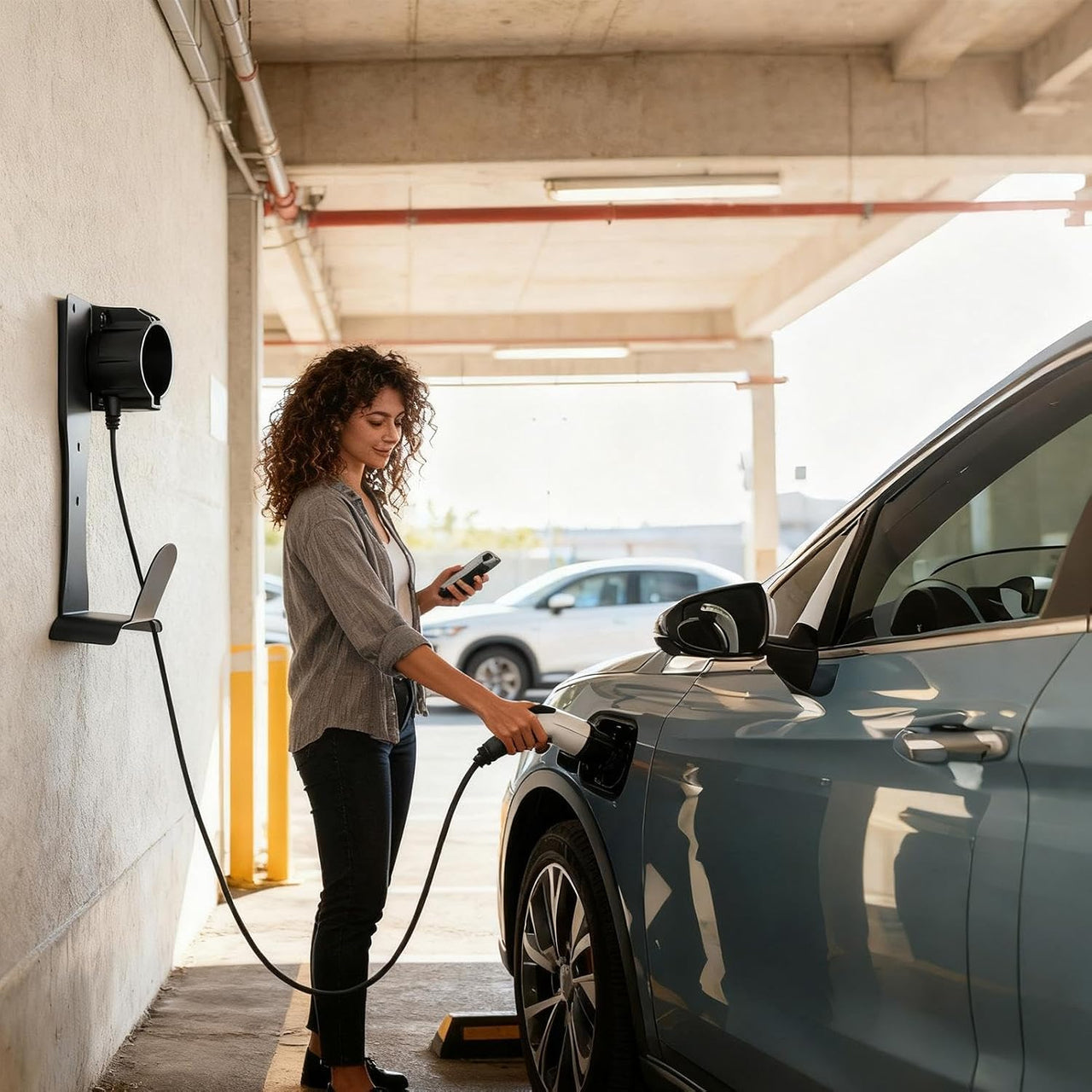 EV Charger Holder Wall Mount Type 1