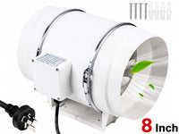Thumbnail for 8inch Inline Extractor Fan Exhaust Duct