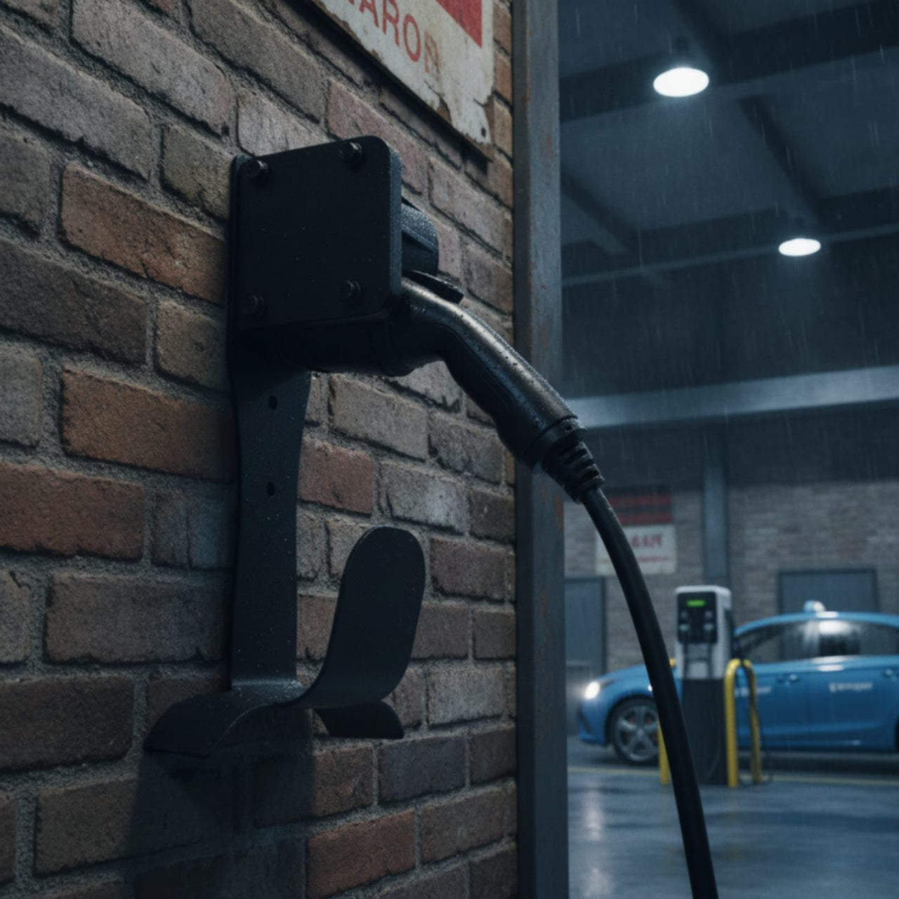 EV Charger Holder Wall Mount Type 2
