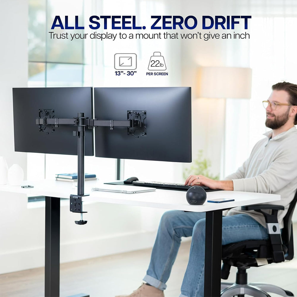 Dual Monitor Desk Mount Stand