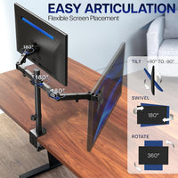 Thumbnail for Dual Monitor Desk Mount Stand