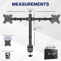 Thumbnail for Dual Monitor Desk Mount Stand