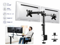 Thumbnail for Dual Monitor Desk Mount Stand