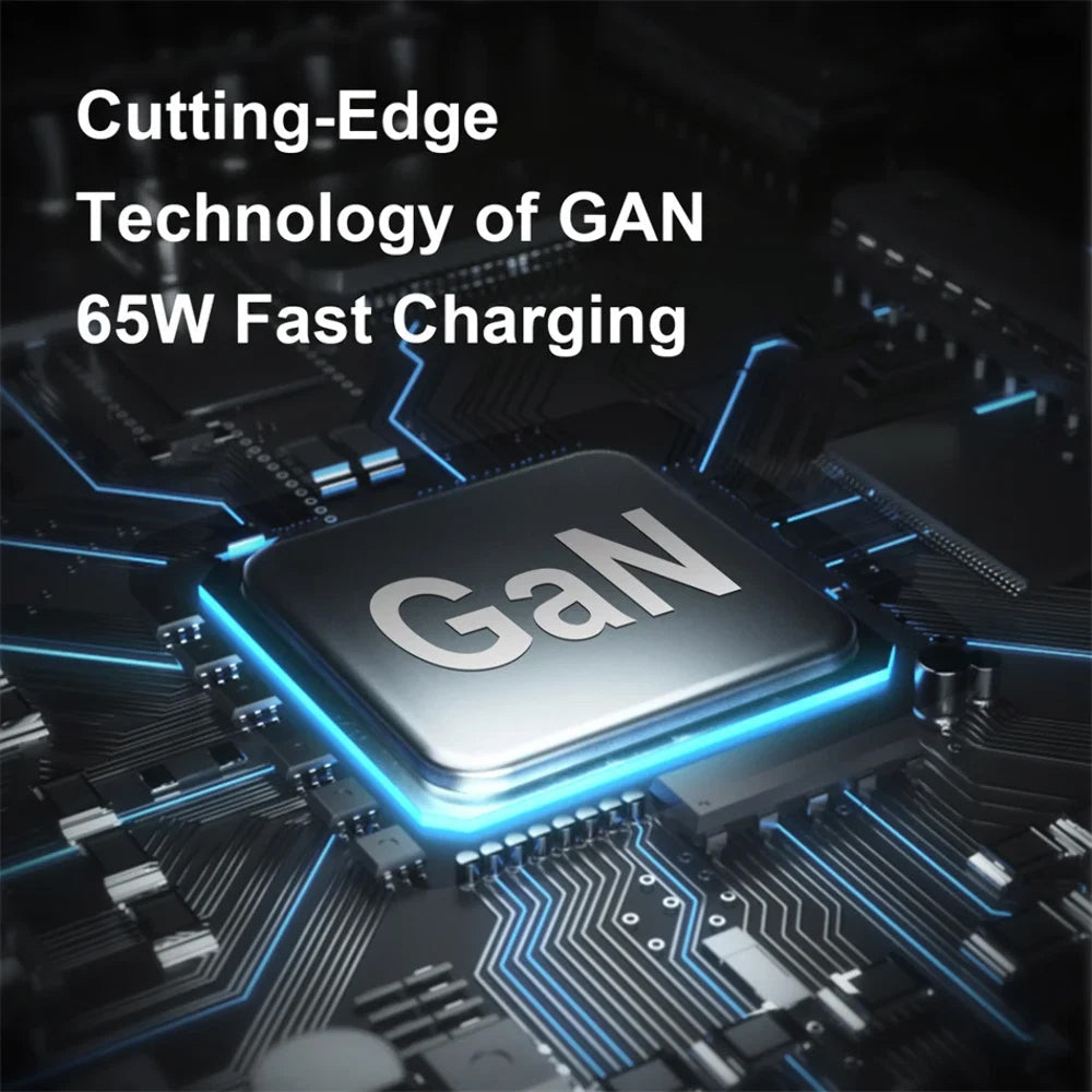 65W GaN USB-C Wall Charger