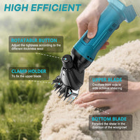 Thumbnail for Cordless Electric Sheep Clipper Shearing Tool