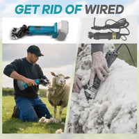 Thumbnail for Cordless Electric Sheep Clipper Shearing Tool
