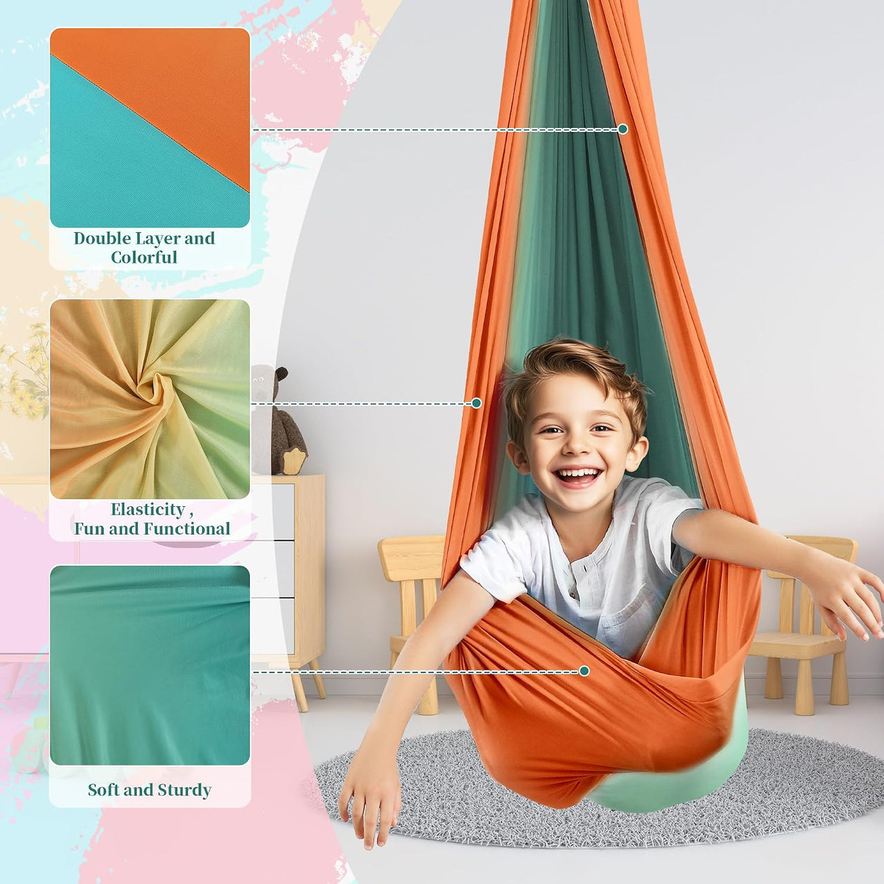 Sensory Swing for Kid Double Layer