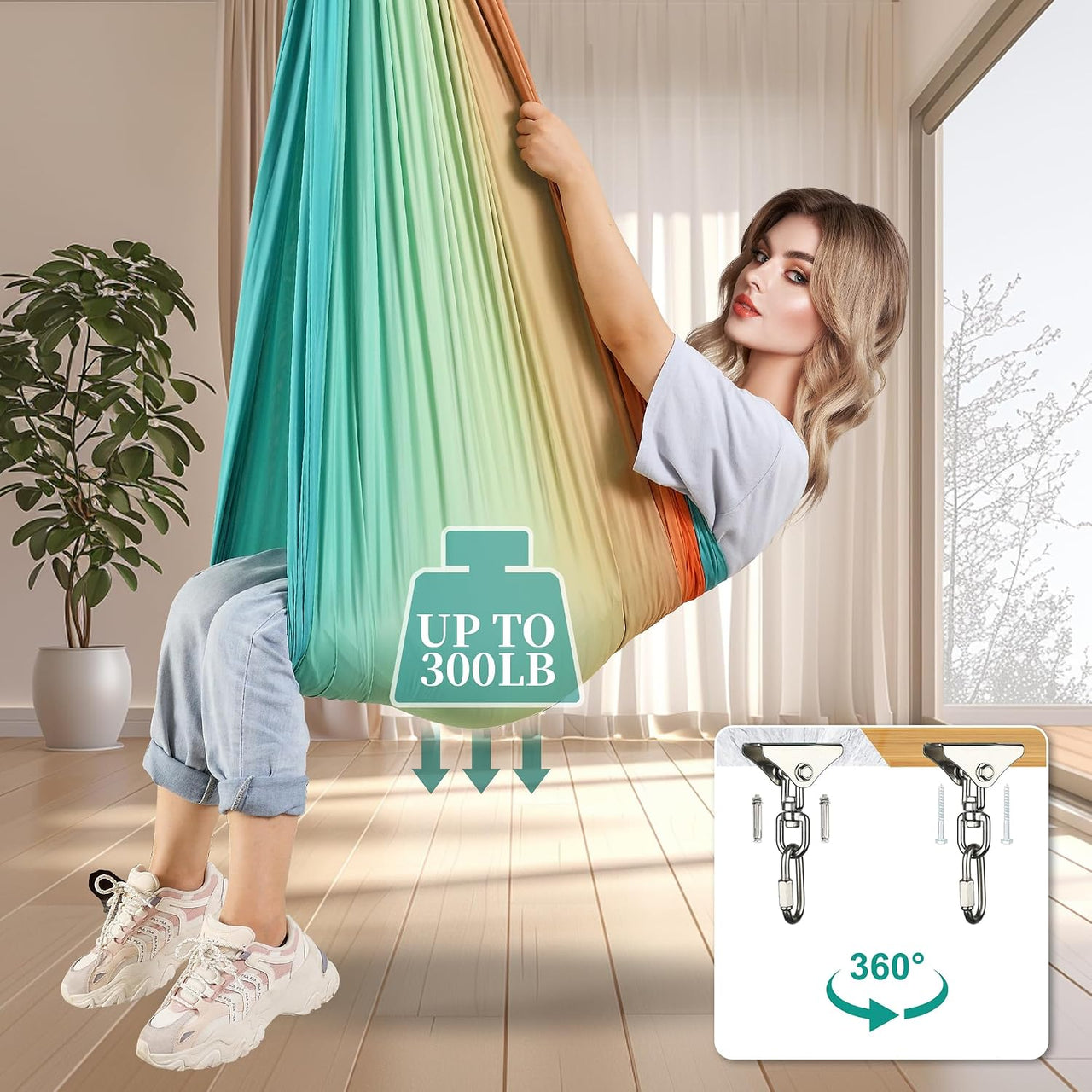 Sensory Swing for Kid Double Layer