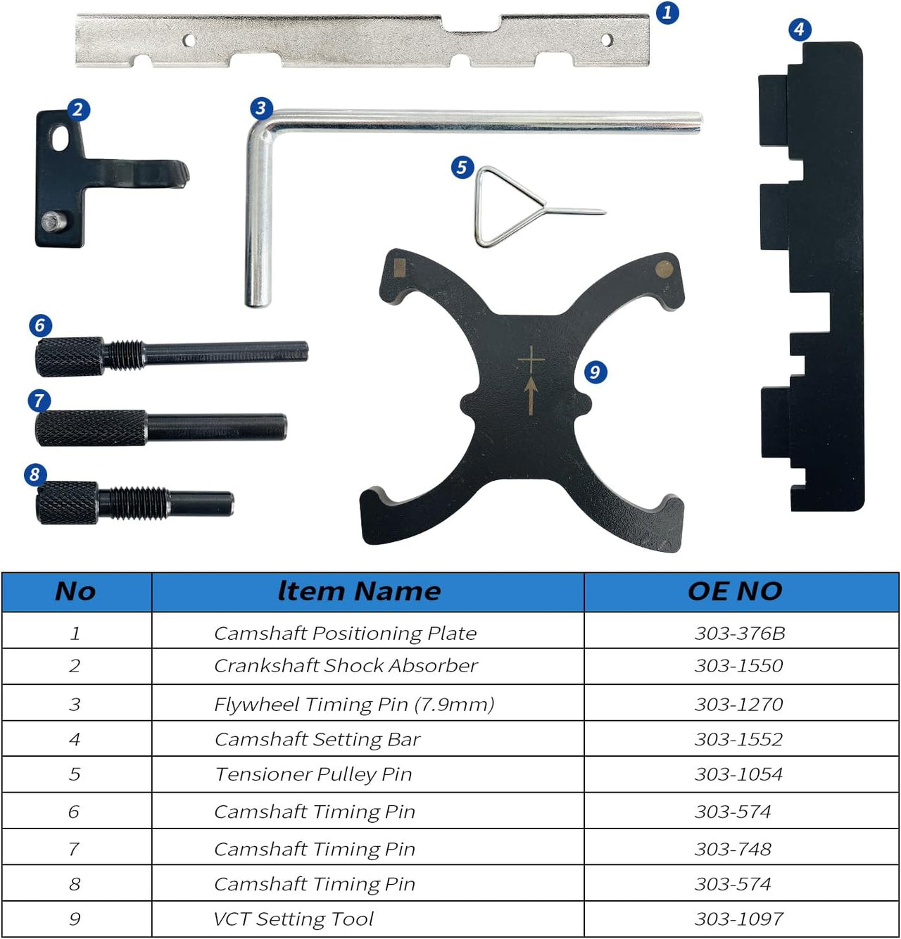 Camshaft Timing Tool Kit