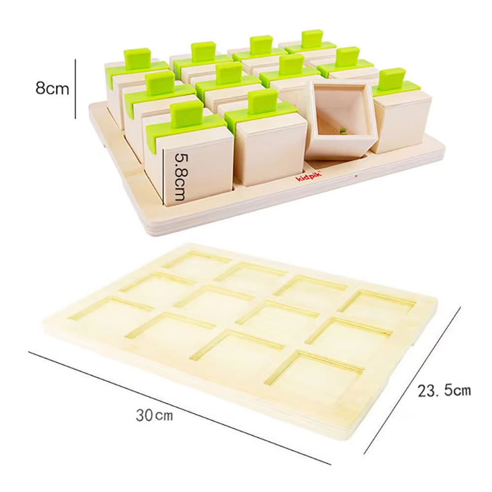 Montessori Wooden Sound Matching Game 12pc Kids Toy